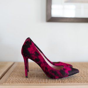 Moda in Pelle Pony Hair High Heels